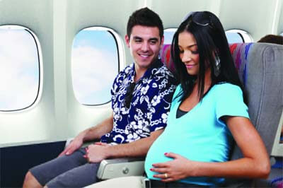 Flying comfortably while pregnant